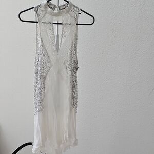 Free People Sheer Lace Dress Small